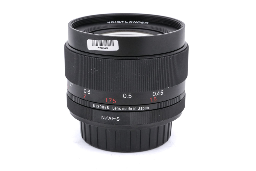 Voigtländer 58mm f1.4 Nokton SL II AI-P