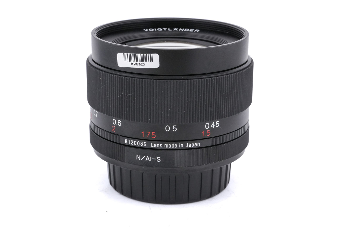 Voigtländer 58mm f1.4 Nokton SL II AI-S