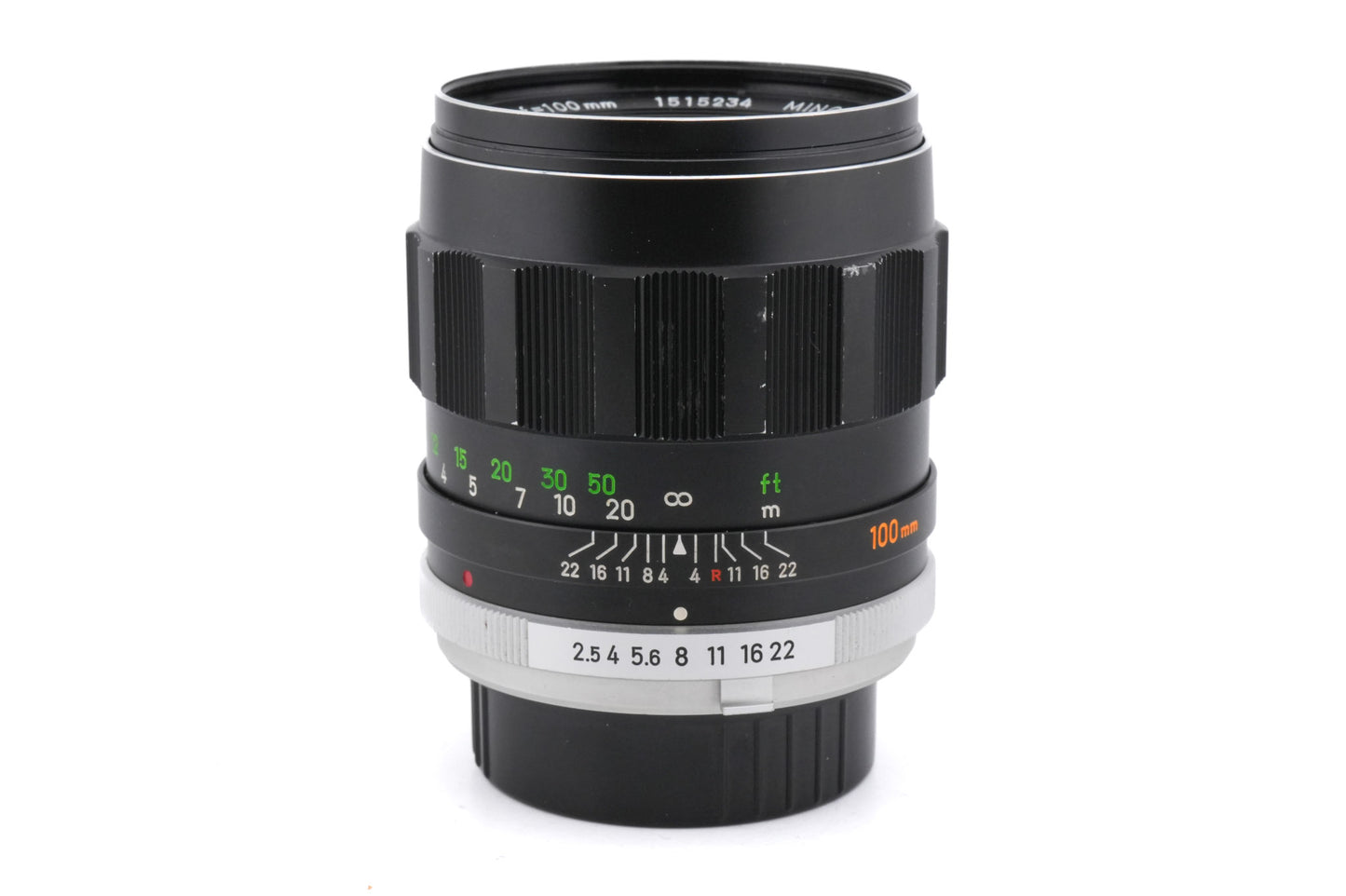 Minolta 100mm f2.5 MC Tele-Rokkor-PF