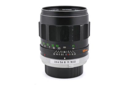 Minolta 100mm f2.5 MC Tele-Rokkor-PF