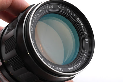 Minolta 100mm f2.5 MC Tele-Rokkor-PF