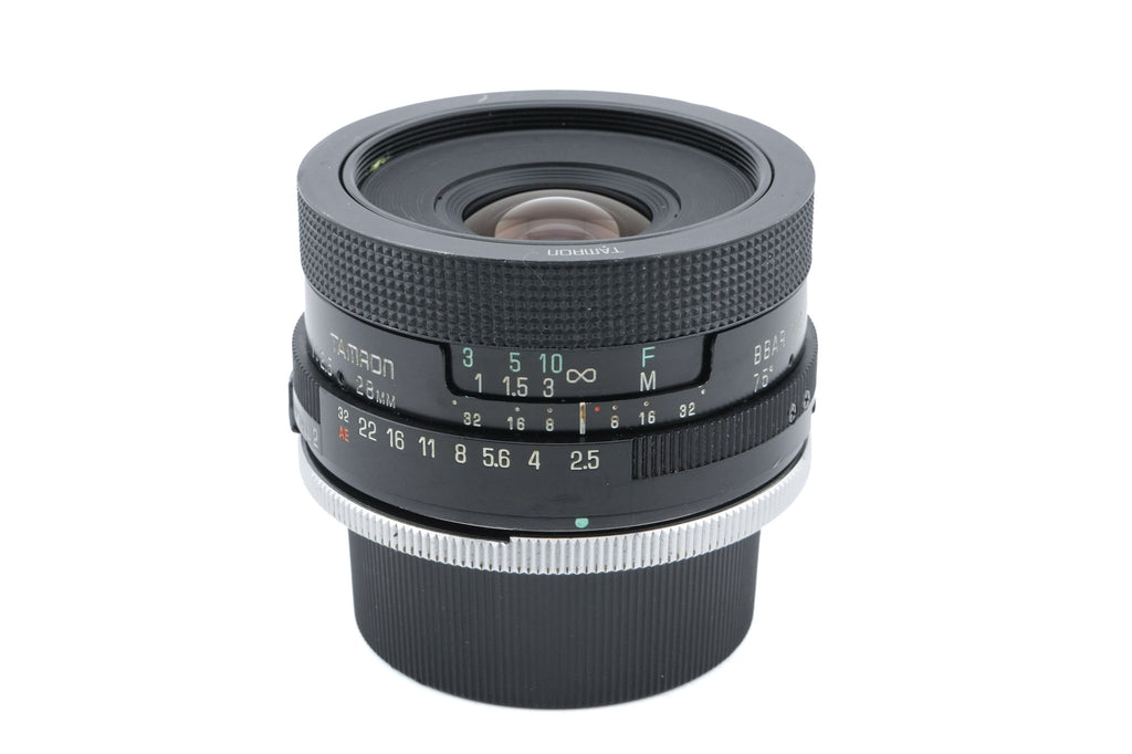 Tamron 28mm f2.5 BBAR MC (02B) + Adaptall 2 - Contax/Yashica Adapter