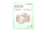 Canon EOS 500/500QD Instructions
