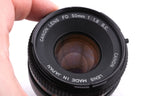 Canon 50mm f1.8 S.C.