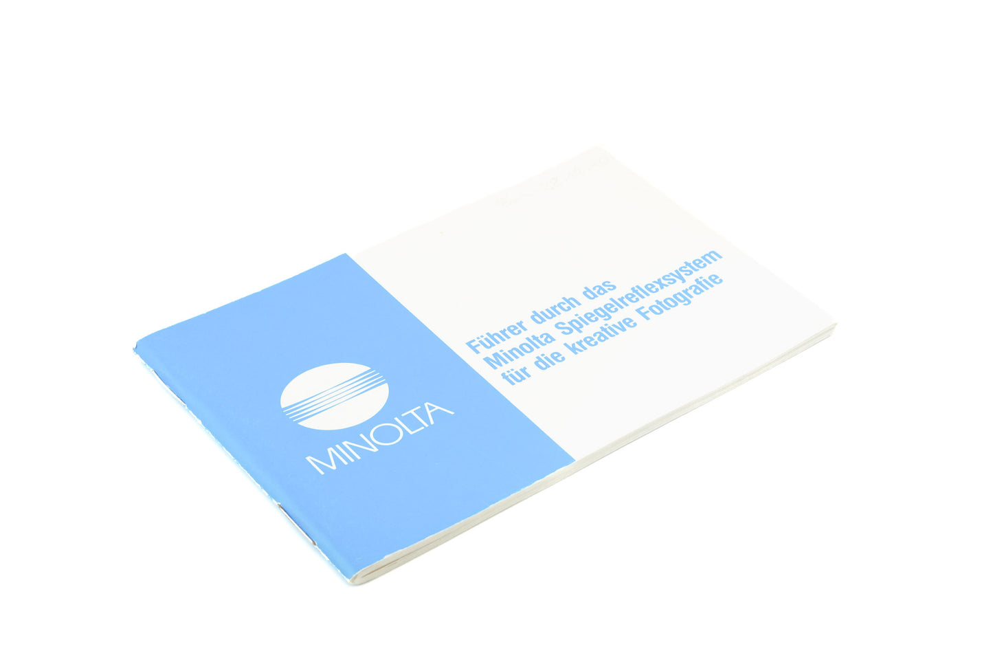 Minolta A Guide To The Minolta SLR System of Creative Photography