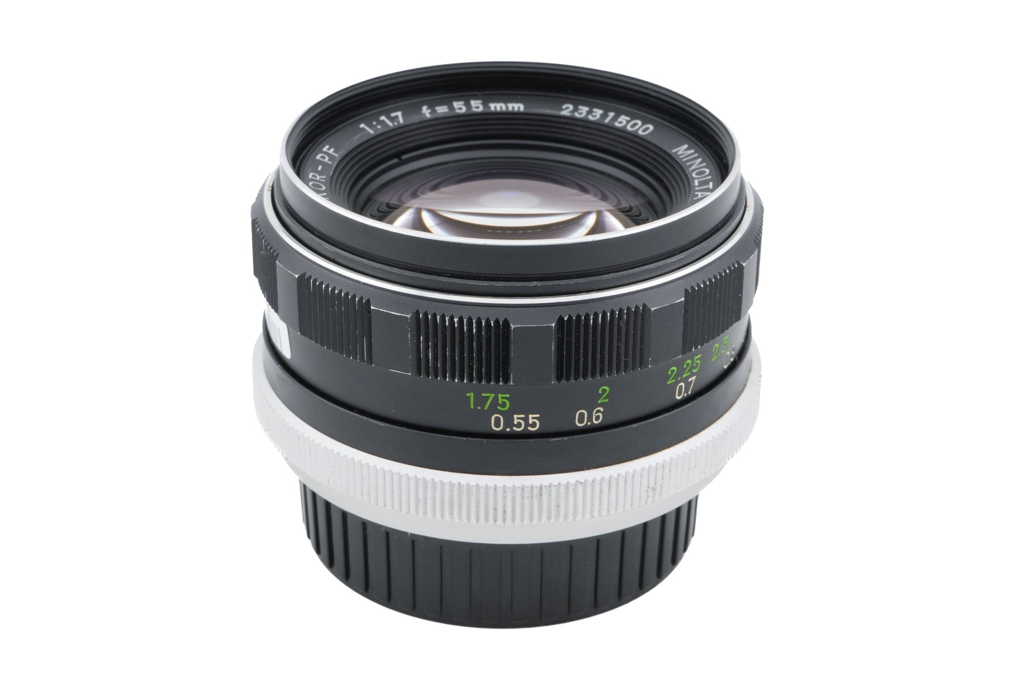 Minolta 55mm f1.7 MC Rokkor-PF