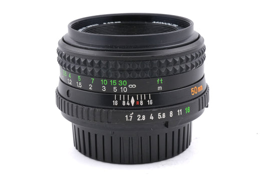 Minolta 50mm f1.7 MD Rokkor