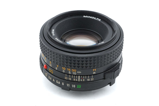 Minolta 50mm f1.7 MD