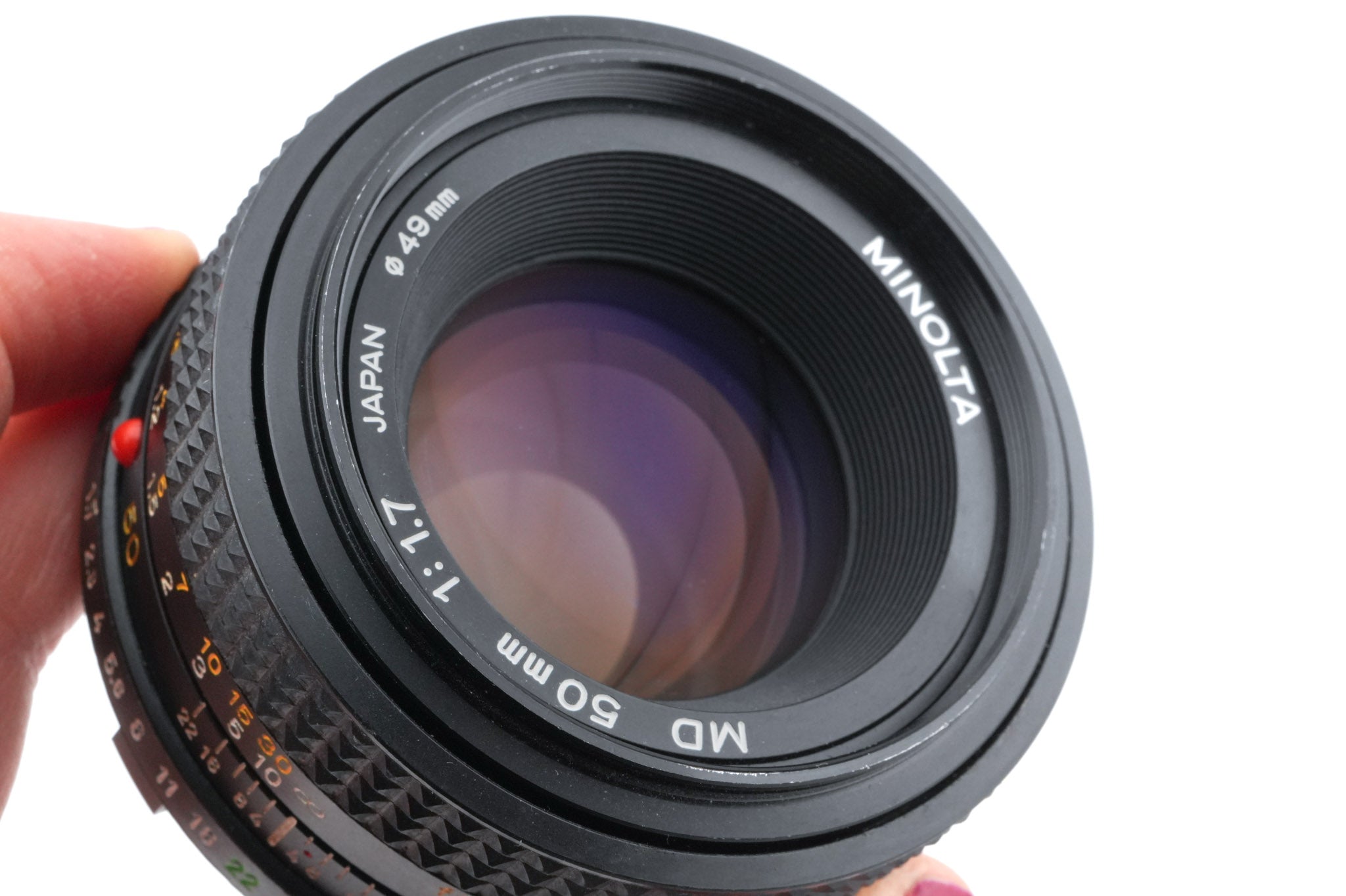 Minolta 50mm f1.7 MD