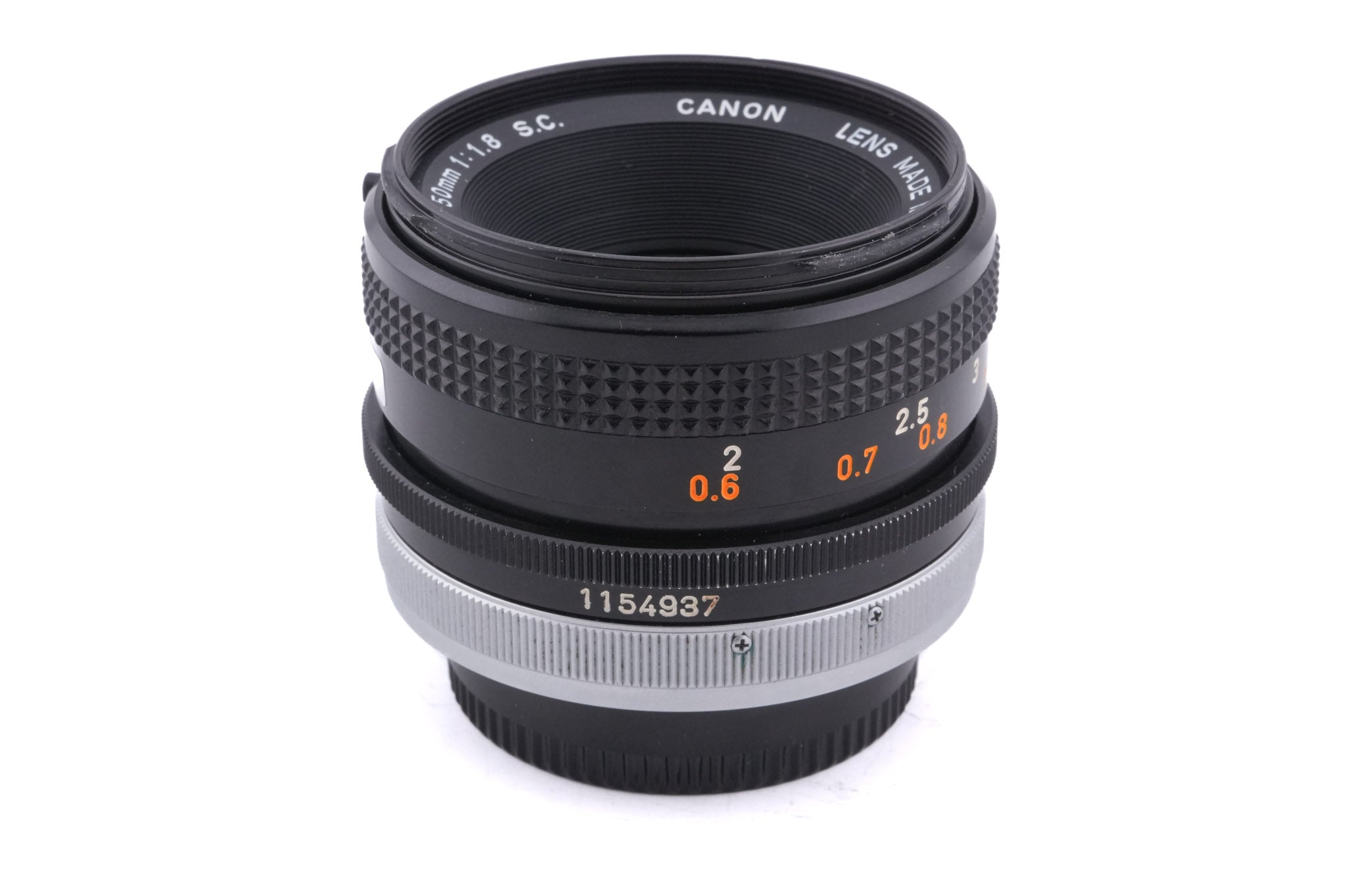 Canon 50mm f1.8 S.C.