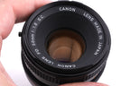 Canon 50mm f1.8 S.C.