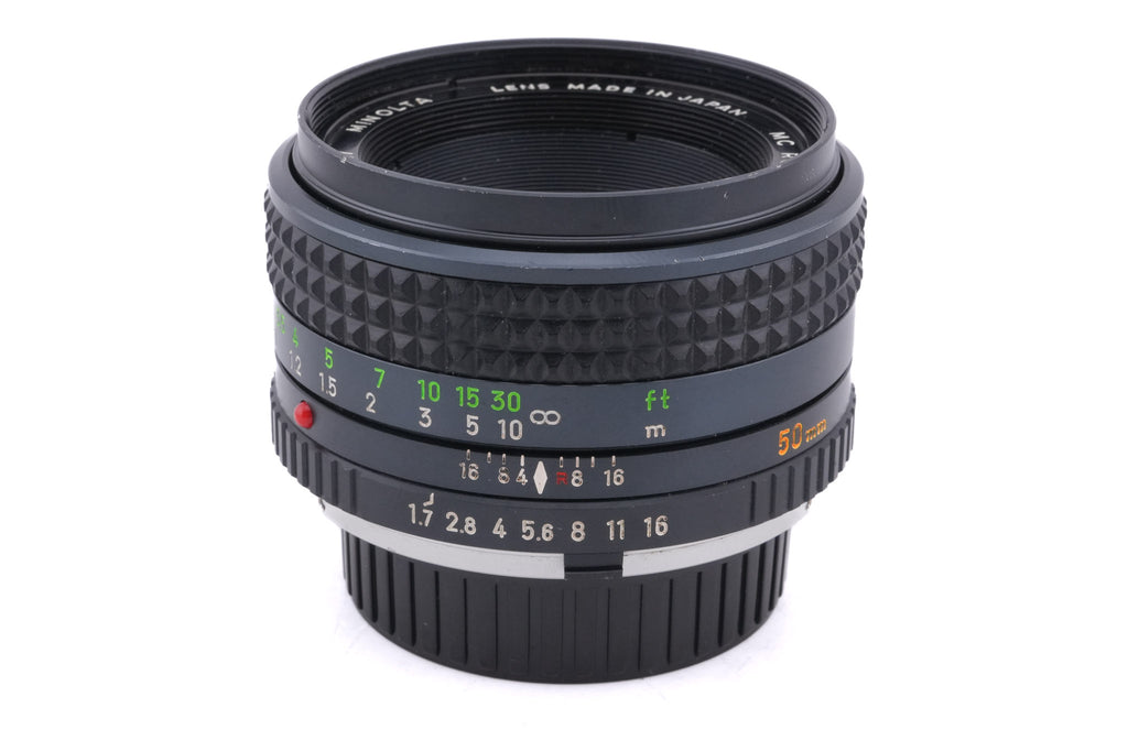 Minolta 50mm f1.7 MC Rokkor-PF