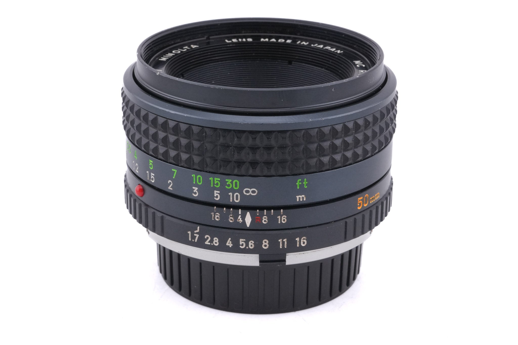 Minolta 50mm f1.7 MC Rokkor-PF