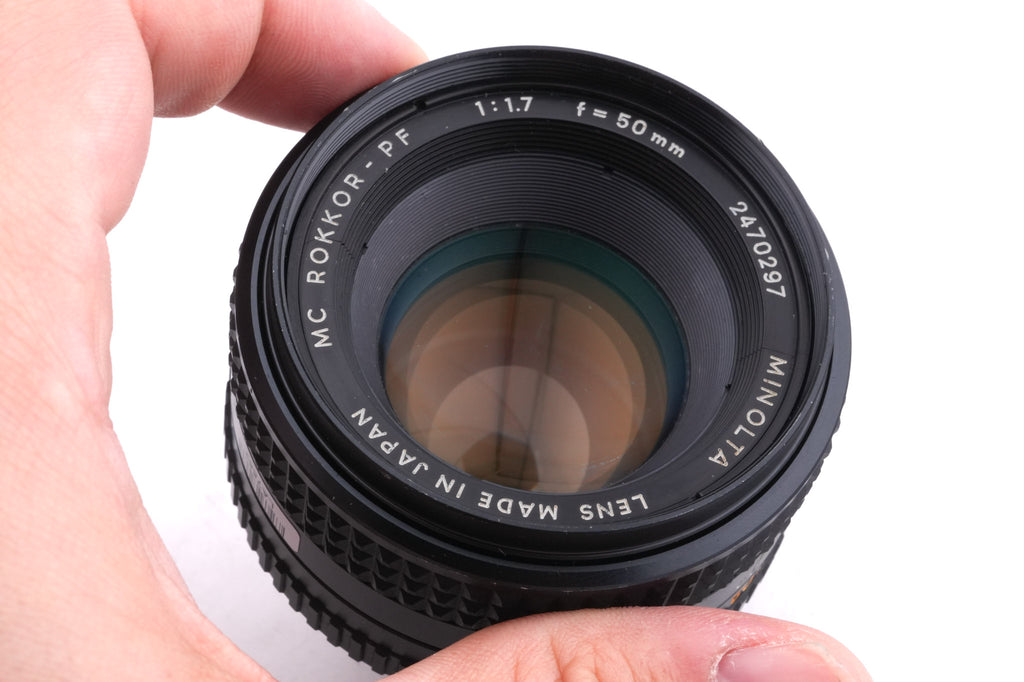 Minolta 50mm f1.7 MC Rokkor-PF