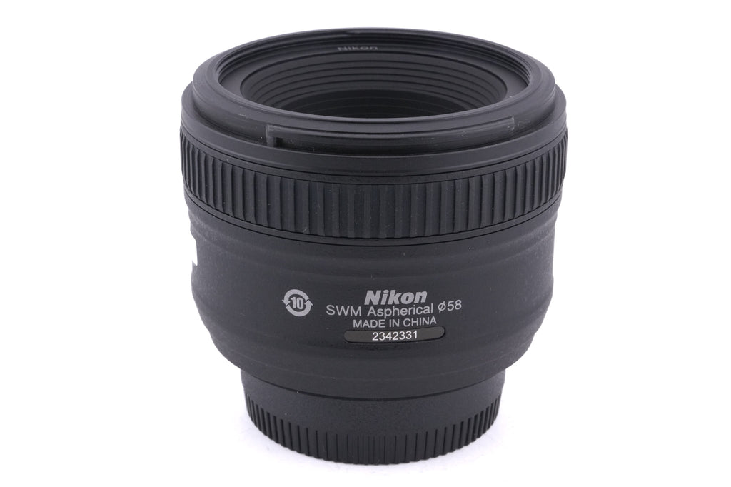 Nikon 50mm f1.8 AF-S Nikkor G