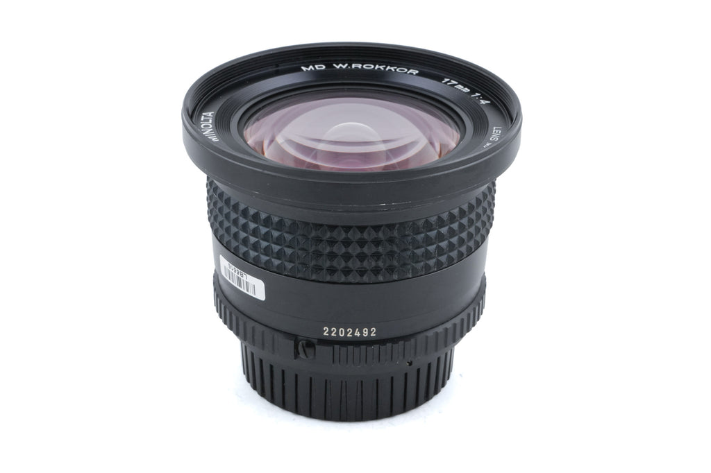 Minolta 17mm f4 MD W.Rokkor