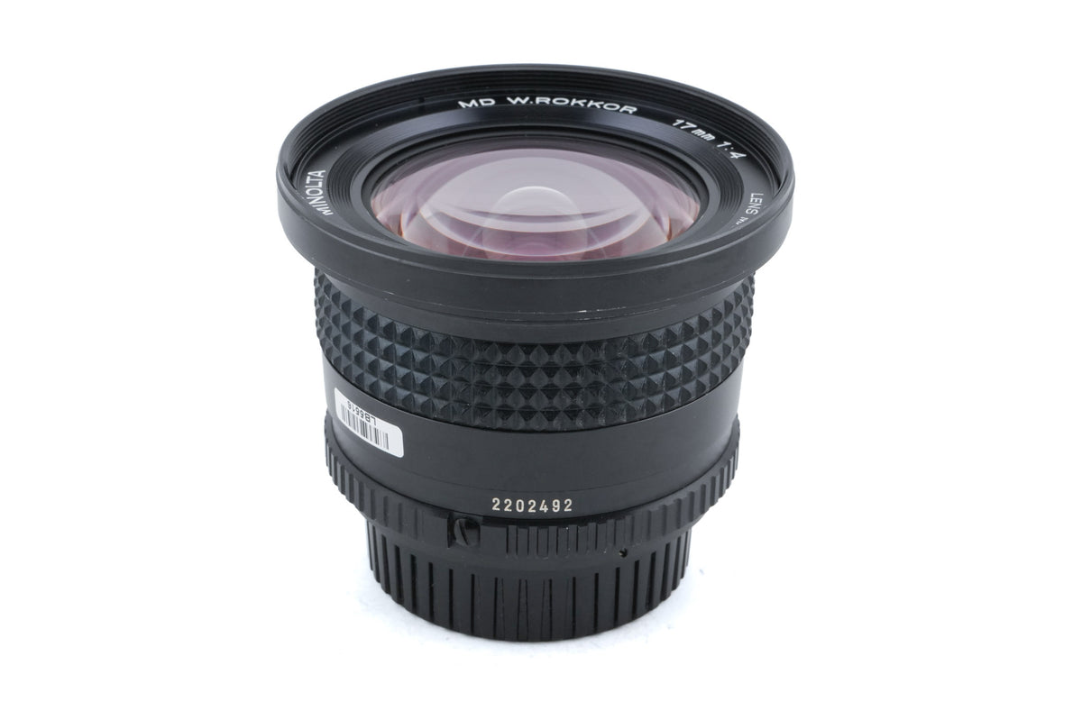 Minolta 17mm f4 MD W.Rokkor