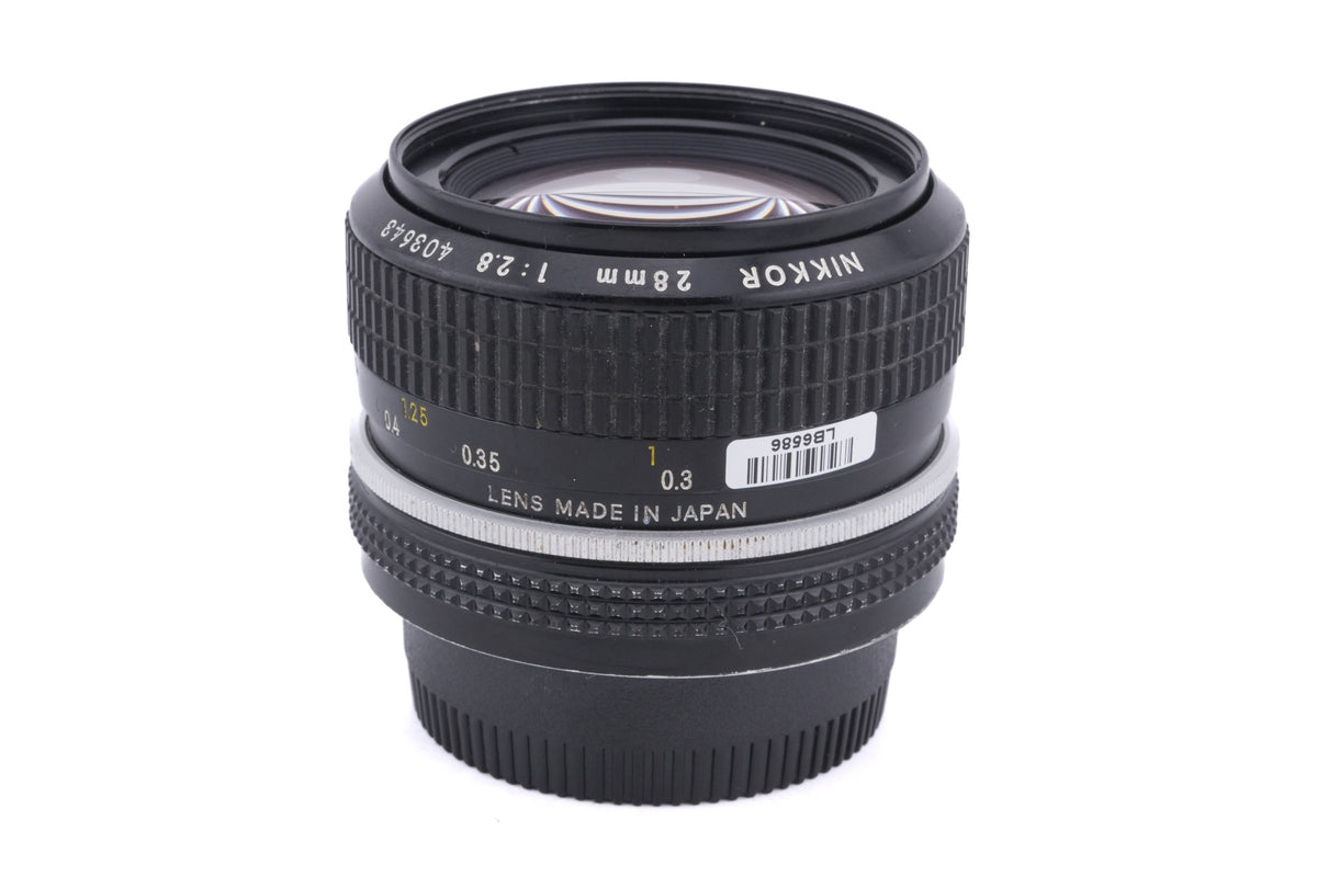 Nikon 28mm f2.8 Nikkor K AI'd