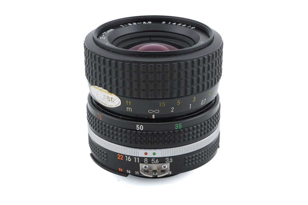 Nikon 35-70mm f3.3-4.5 Zoom-Nikkor AI-S