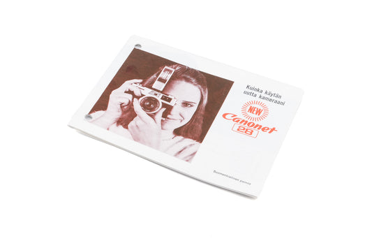 Canon Canonet 28 Instructions