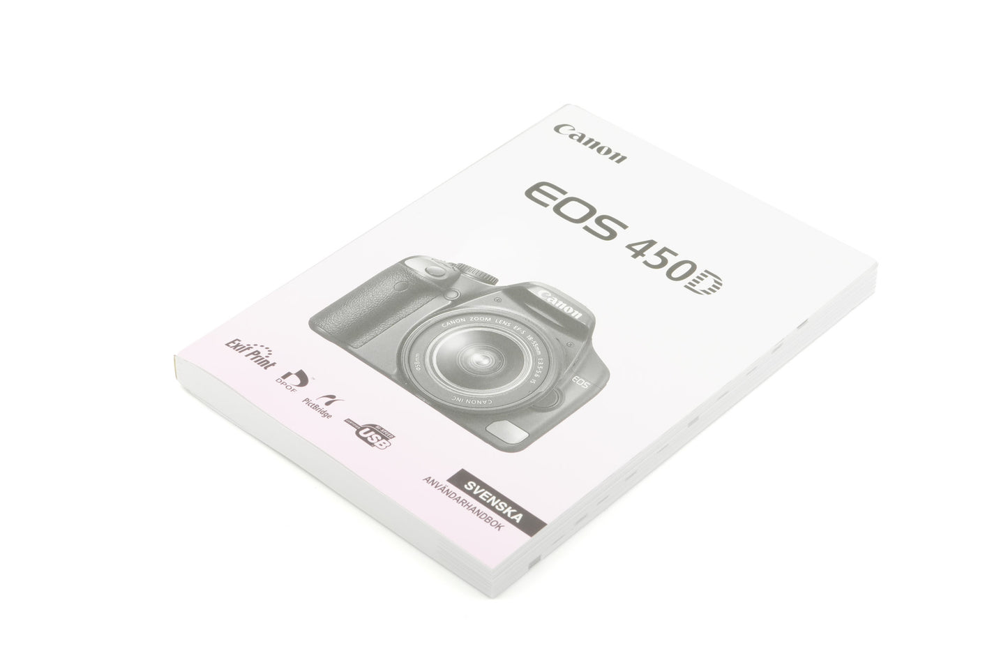 Canon 450D Instructions