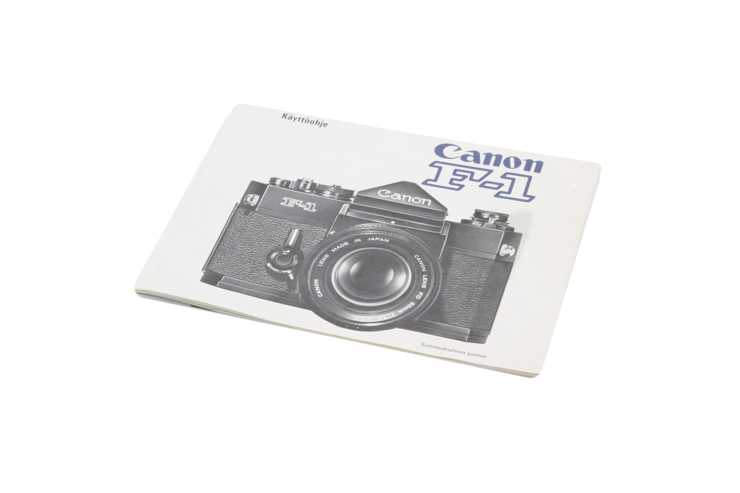 Canon F-1 Instructions