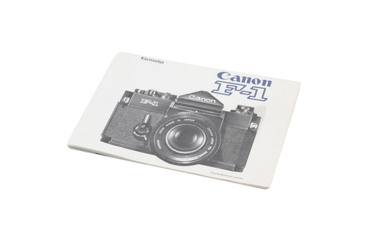 Canon F-1 Instructions