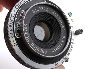 Schneider-Kreuznach 90mm f6.8 Angulon (Shutter)