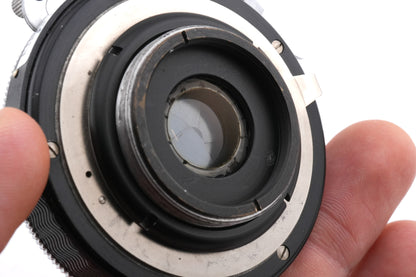 Schneider-Kreuznach 90mm f6.8 Angulon (Shutter)