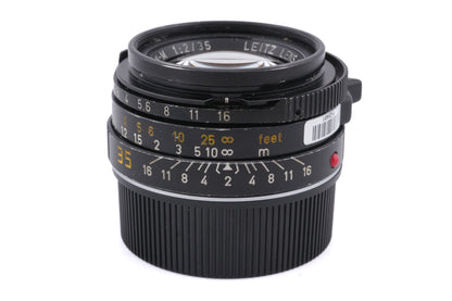 Leica 35mm f2 Summicron-M (Type IV) (Black, 11310)