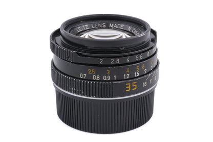 Leica 35mm f2 Summicron-M (Type IV) (Black, 11310)