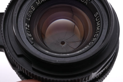 Leica 35mm f2 Summicron-M (Type IV) (Black, 11310)