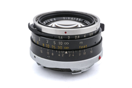 Leica 35mm f1.4 Summilux (Type I) (Black, Steel Rim, 11869)