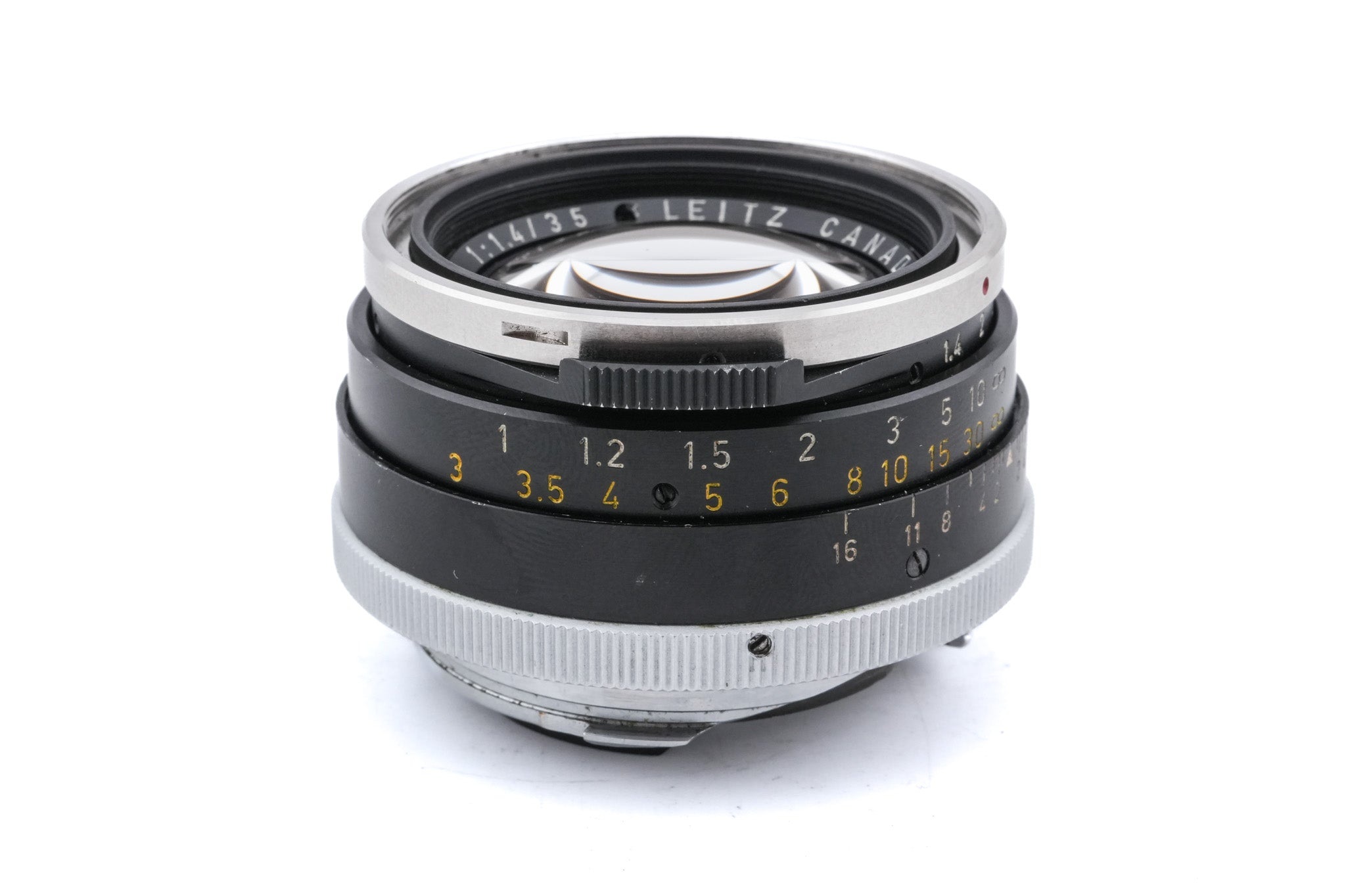 Leica 35mm f1.4 Summilux (Type I, Steel Rim) (Black, 11869)