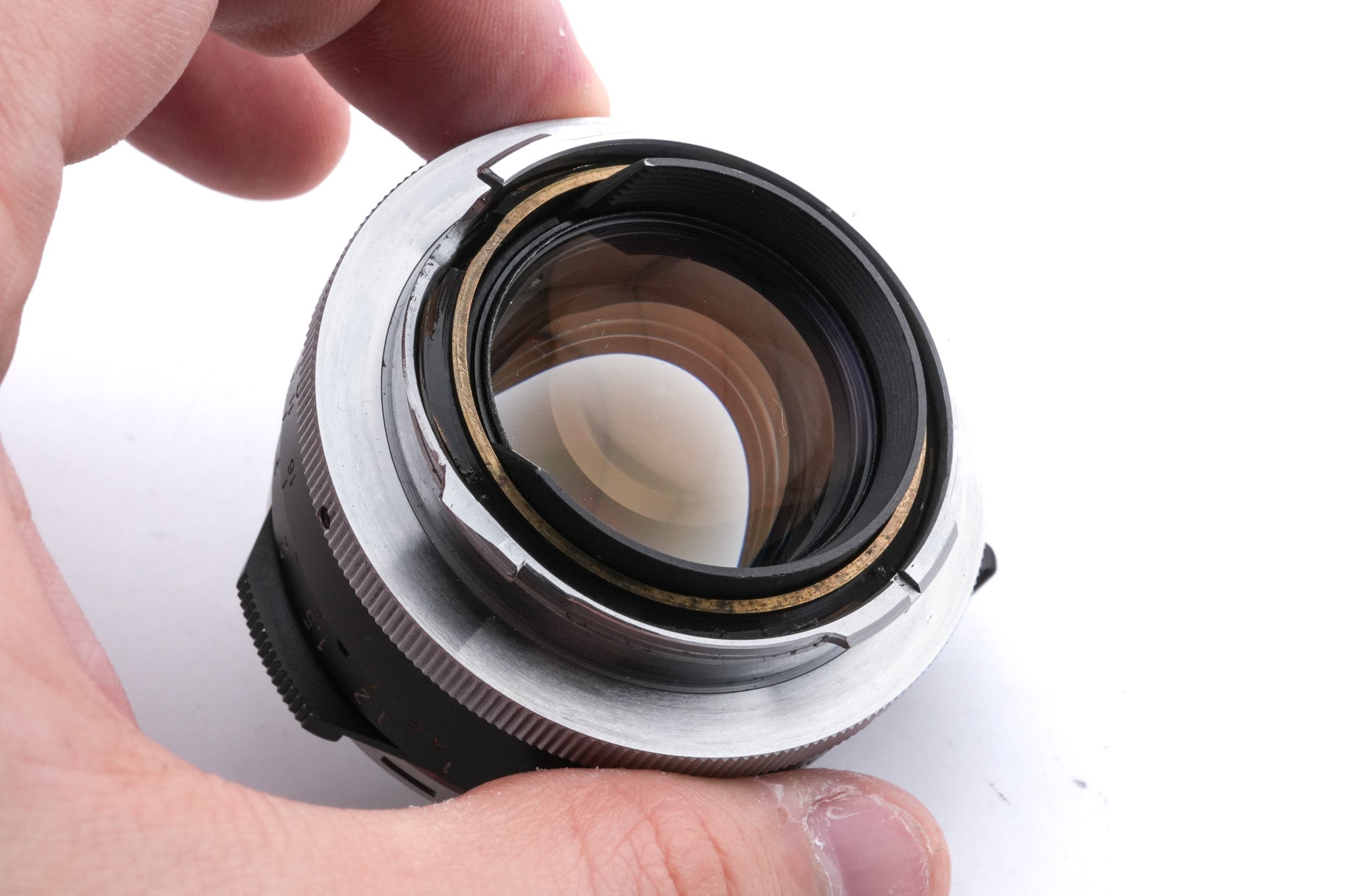 Leica 35mm f1.4 Summilux (Type I, Steel Rim) (Black, 11869)