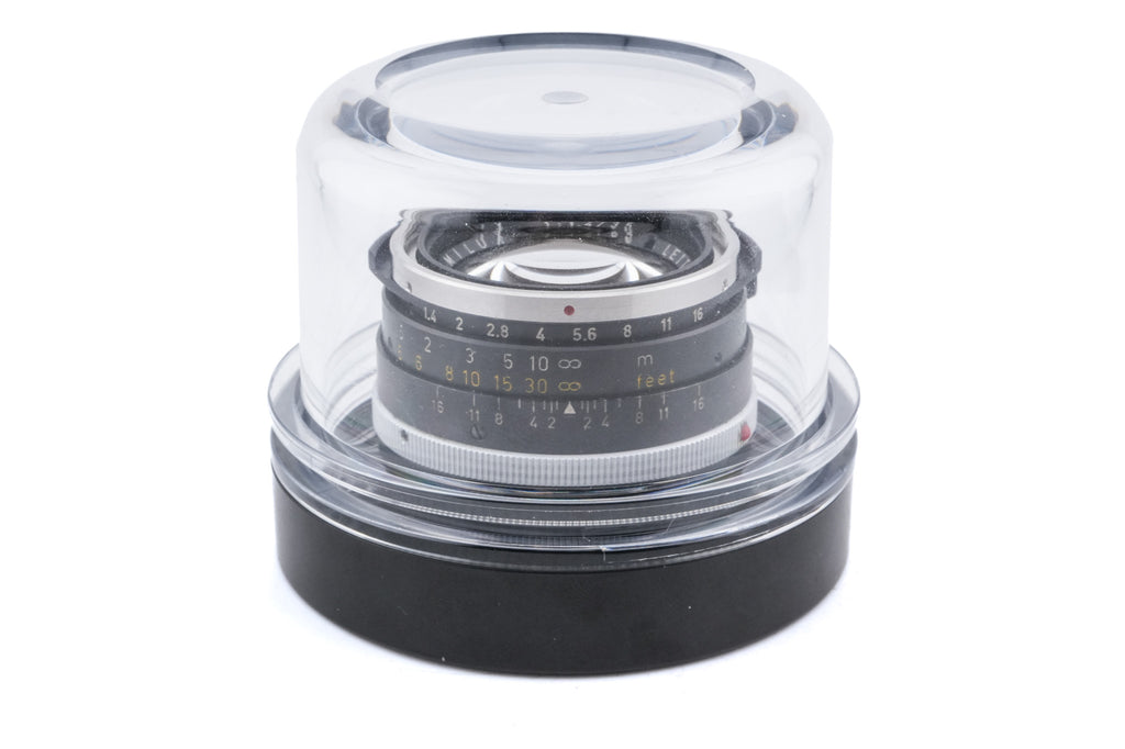 Leica 35mm f1.4 Summilux (Type I, Steel Rim) (Black, 11869)