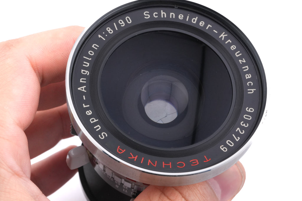 Schneider-Kreuznach 90mm f8 Super-Angulon Technika (Shutter)
