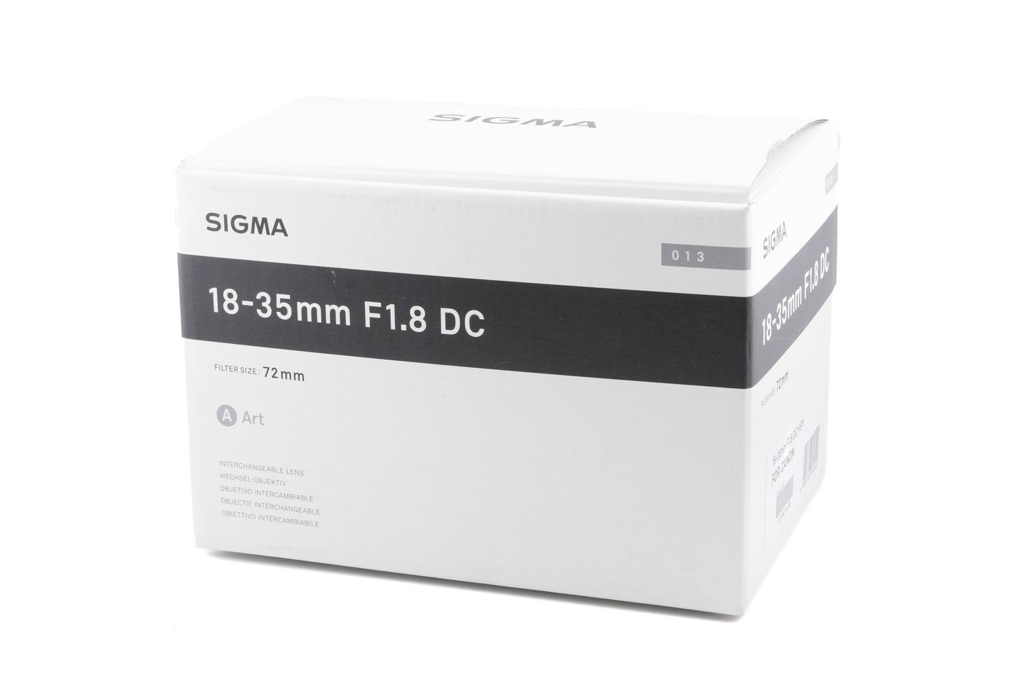 Sigma 18-35mm f1.8 DC HSM Art