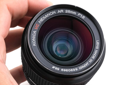 Konica 28mm f1.8 UC Hexanon AR