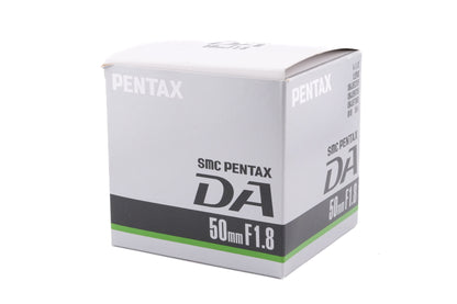 Pentax 50mm f1.8 SMC Pentax-DA