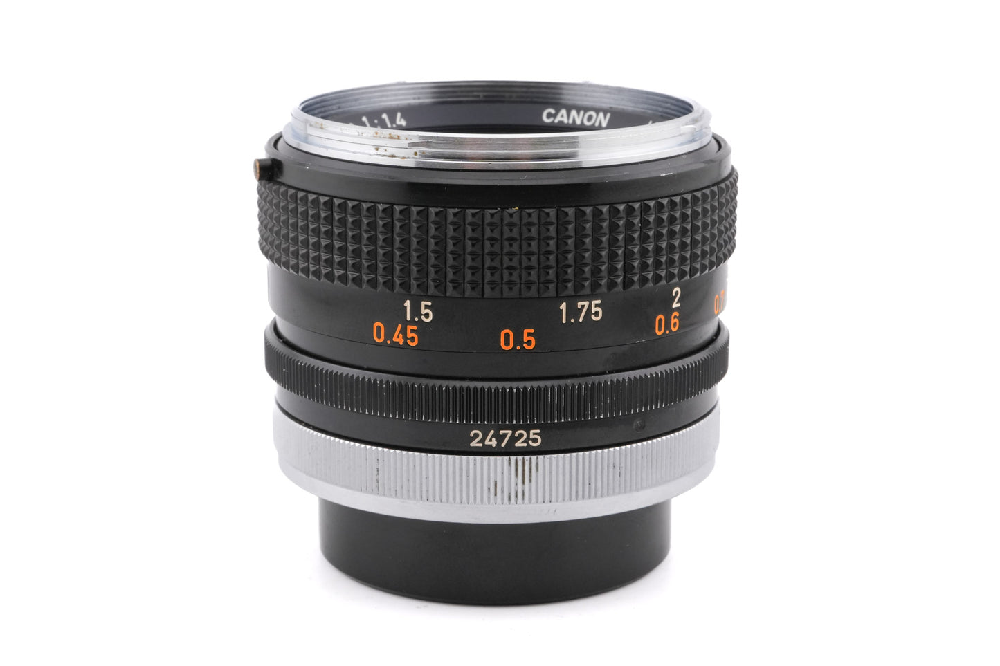 Canon 50mm f1.4 Chrome Nose