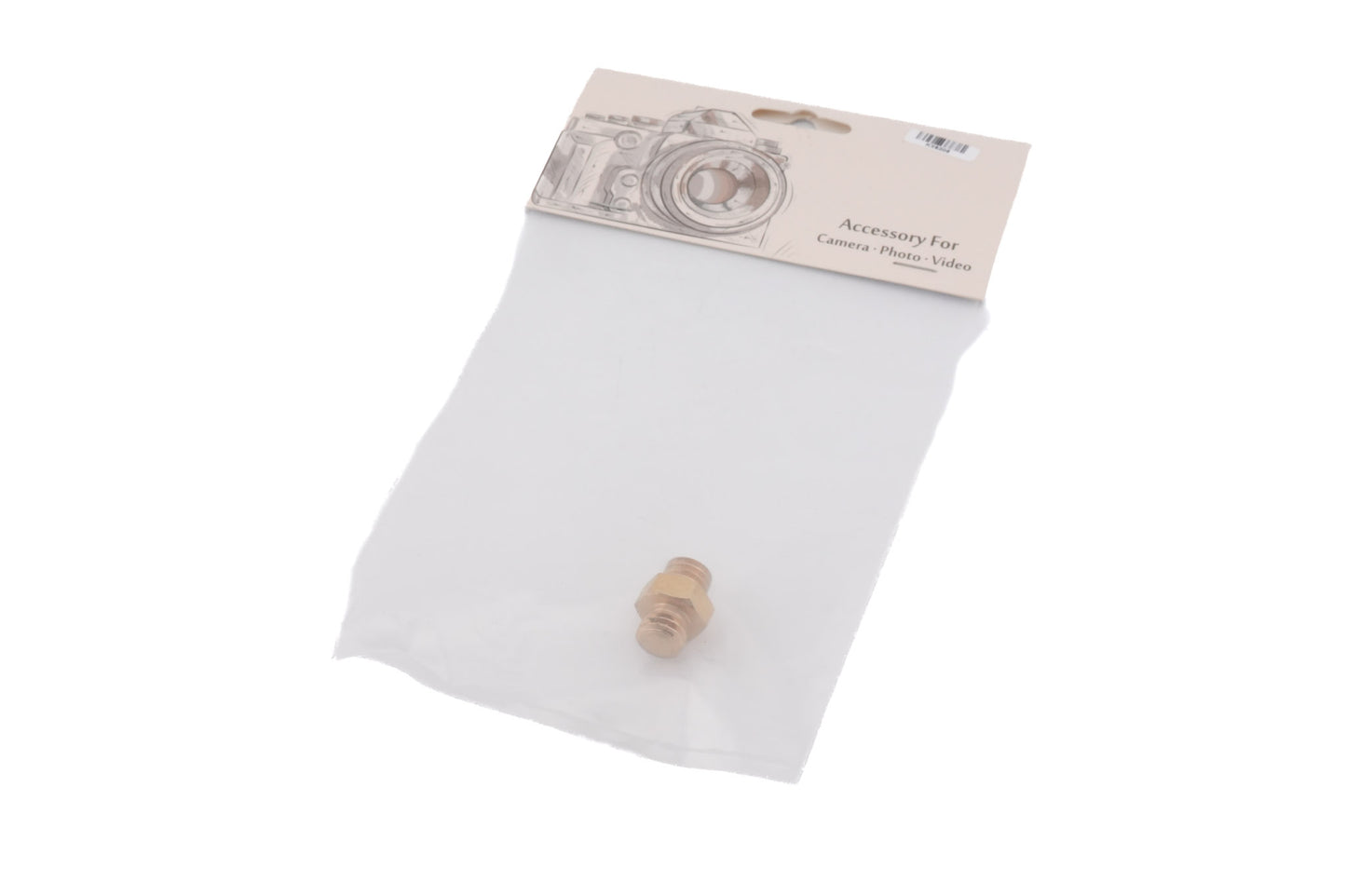 StudioKing 3/8" - 3/8" MC-1060A Male Spigot Adapter