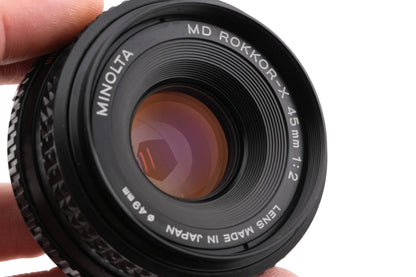 Minolta 45mm f2 MD Rokkor-X