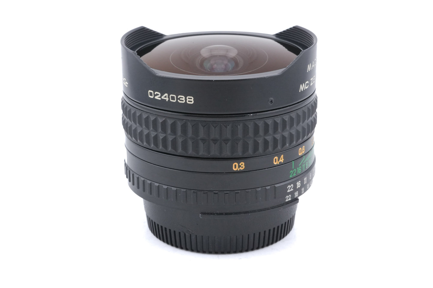Zenit 16mm f2.8 MC Zenitar-N Fish-Eye AI