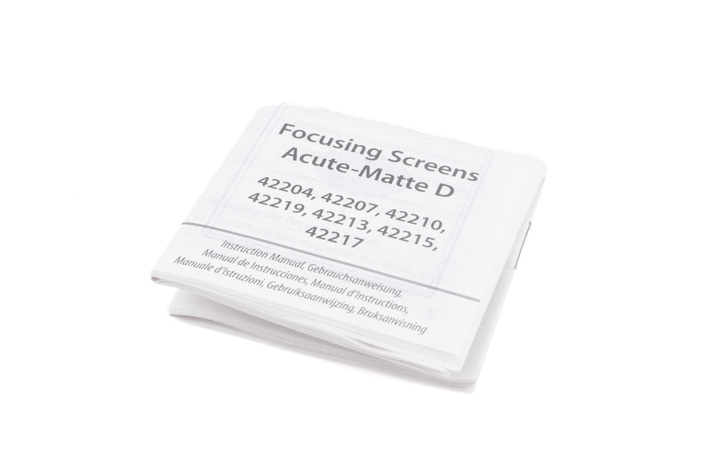 Hasselblad Acute Matte D Standard Focusing Screen (42204)