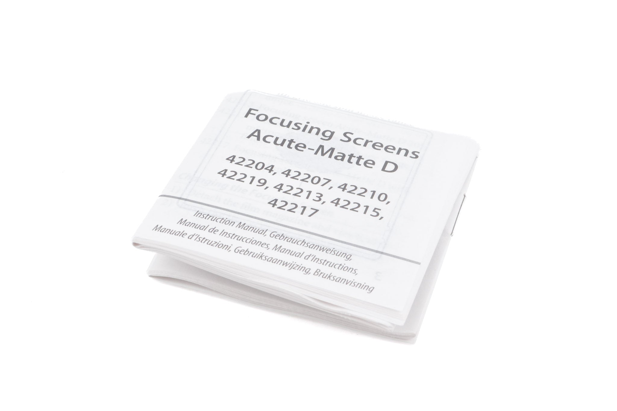 Hasselblad Acute Matte D Standard Focusing Screen (42204)