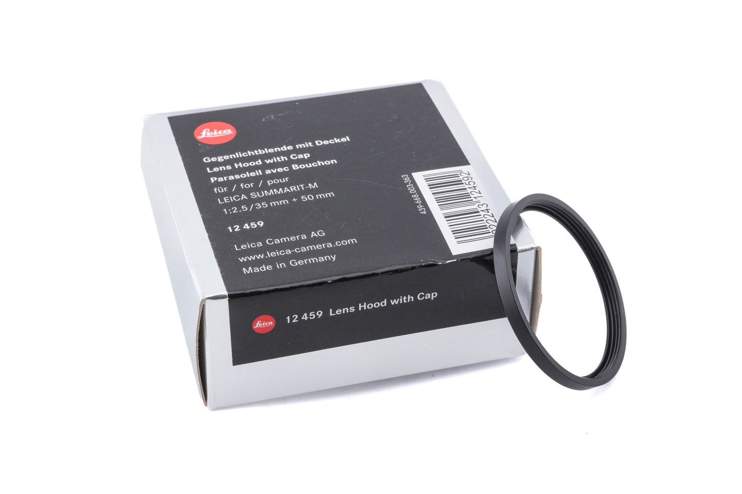 Leica 50mm f2.5 Summarit-M (11644) + Lens Hood (12459)