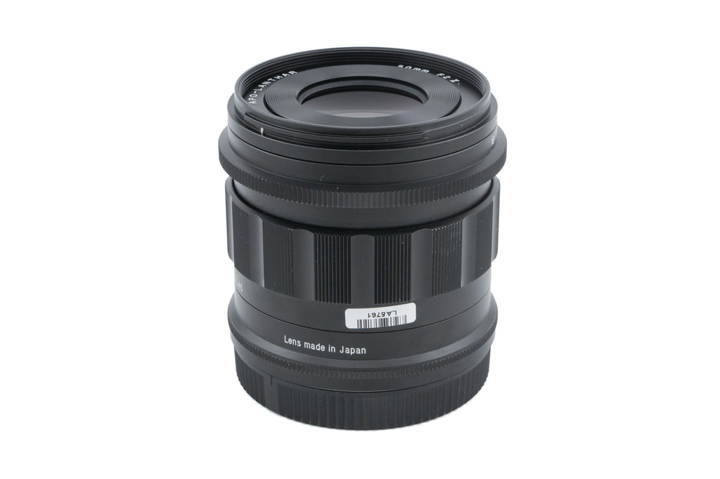 Voigtländer 50mm f2 APO-Lanthar II + 50mm f2 APO-Lanthar II Lens Hood