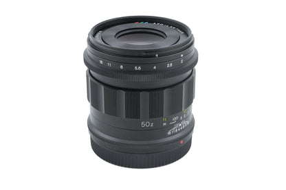 Voigtländer 50mm f2 APO-Lanthar II + 50mm f2 APO-Lanthar II Lens Hood