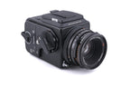 Hasselblad 500C/M (Black, 10170) + 80mm f2.8 Planar T* CF (20029) + Waist Level Finder (New / Black, 42323) + A12 Film Magazine (Black, 30147) + Standard Focusing Screen (42161)